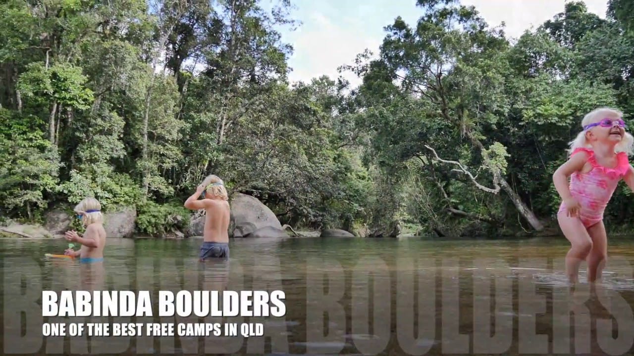 BABINDA BOULDERS FREECAMP IN QLD  - AMAZING!!!!!