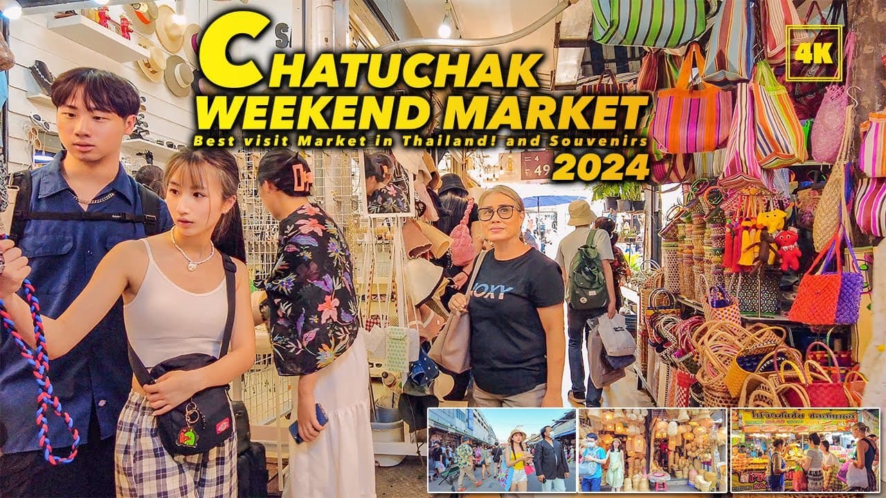 Chatuchak Weekend market , Enjoy a full day! Best visited Market in BANGKOK!