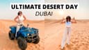  DUBAI! FULL DESERT DAY IN DUBAI! | Quad biking, Sand boarding, Camel riding and an Emirati camp!