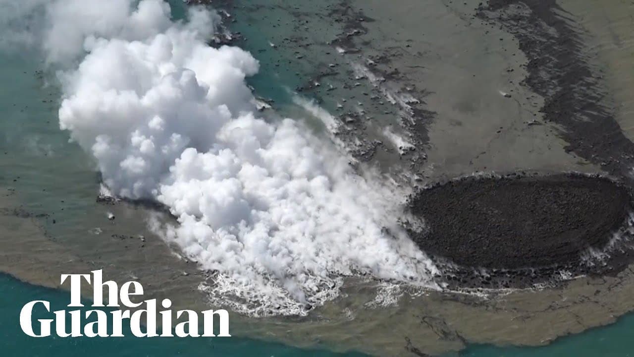 An Undersea Volcano Is Building a New Island in Japan