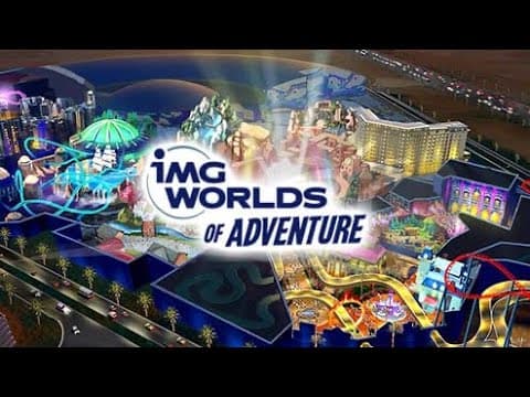 IMG World of Adventure  Dubai | World Largest Indoor Theme Park | Best Rides Complete Tour |