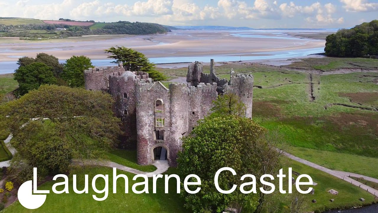Laugharne Castle - Surrounded By Gardens